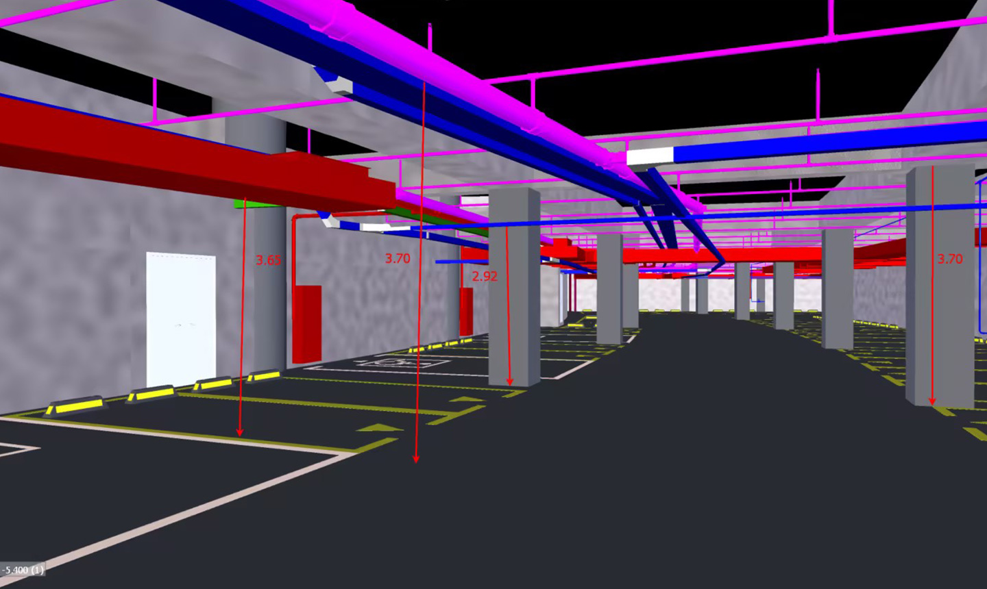 管路無碰撞，有效控制標(biāo)高